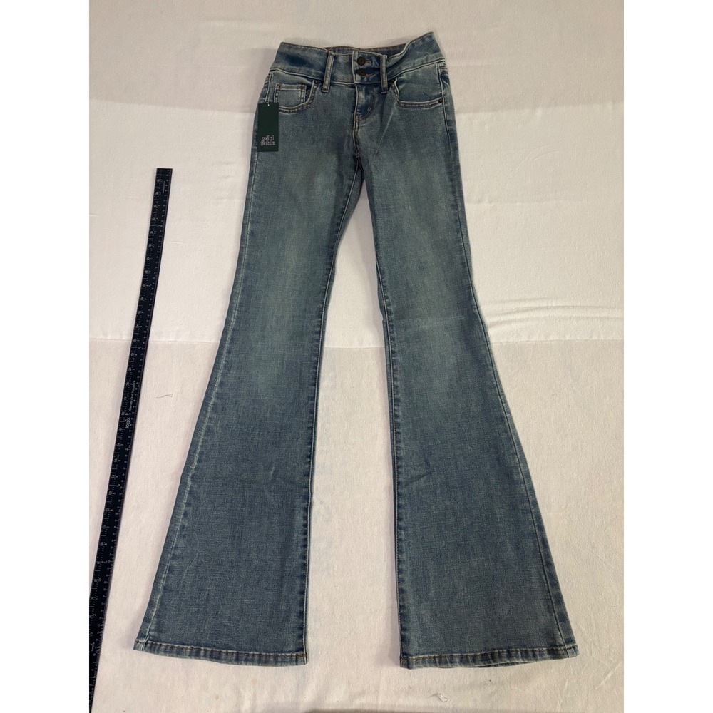 Wild Fable Low Rise Flare Jeans Light Wash Denim Size 0 33 Inseam NWT